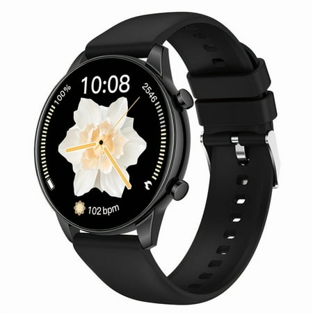 2025 Hot Round Smart Watch, 2.01" Large Screen, Wireless Call, 100 Sports Modes, Sleep Monitor, Game Weather Calculator Pedometer for Android iPhone, Gift for Men Women