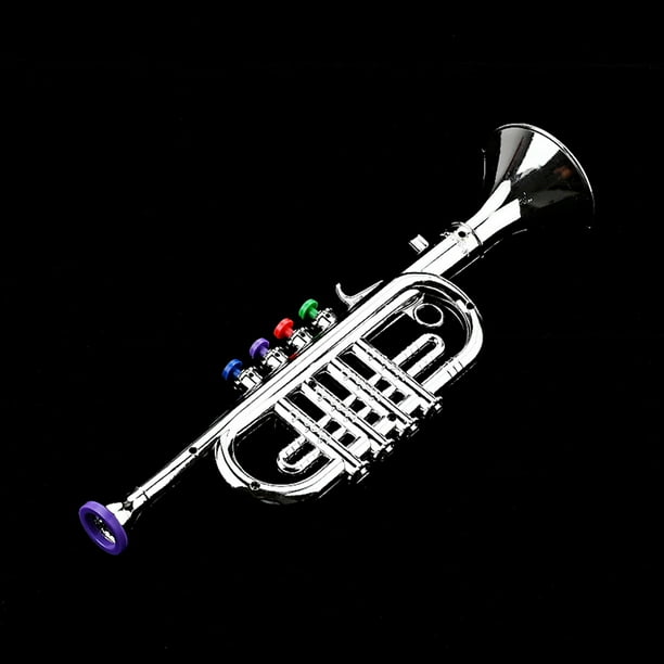 Trompeta De Juguete De 4 Notas – Instrumento Musical Con Teclas De Colores Para Niños, Educativo Y Divertido