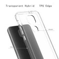 thumbnail image 3 of for Motorola Moto G Power 2021 Hybrid Slim Crystal Clear Transparent Shock-Absorption Bumper with TPU + Hard PC Back Frame Cover ,Xpm Phone Case [Black], 3 of 7
