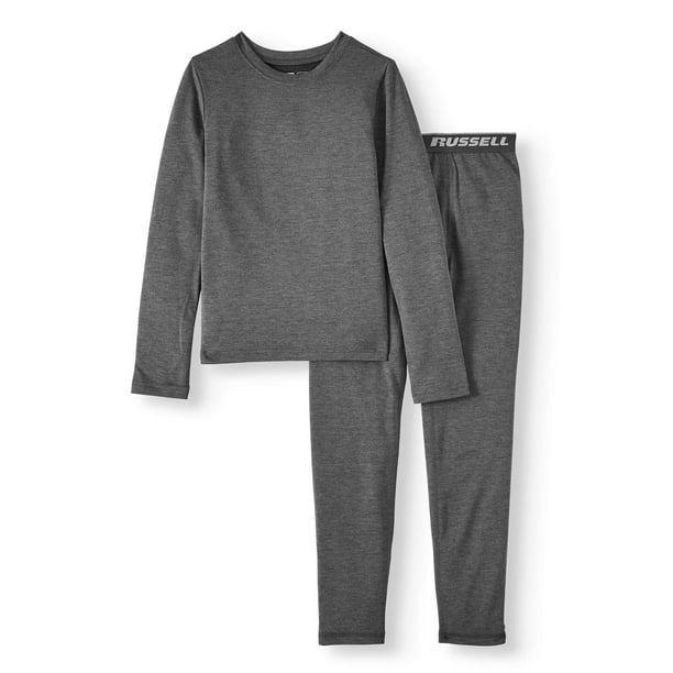 Russell Russell, Boys Thermal Underwear, Midweight Performance Super Soft Baselayer Sizes 4/5