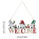 thumbnail image 3 of Fiudx Ofertas Relámpago Decoraciones Navideñas, Decoraciones De Tableros De Letras De Madera, Señales De Puerta De Bienvenida Navideñas, Decoraciones De Tableros De Letras De Madera, 3 of 4