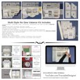 thumbnail image 4 of Traceable Designer Multi-Style Cornice Valance Kit – No-Sew DIY Home Decor System, 4 of 8
