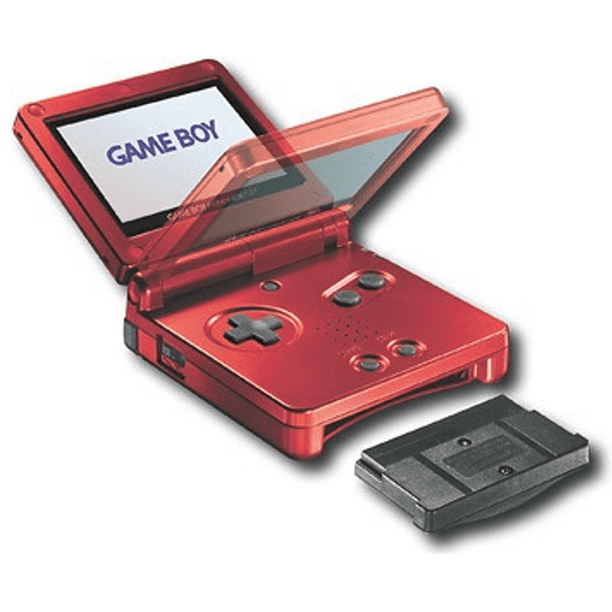 Nintendo GBA GameBoy Game Advance SP - Flame Red - -