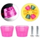 thumbnail image 5 of Paquete de 2 patines de freno de patines en línea Bloques de freno de rodillos Tapón de seguridad antideslizante para patines de ruedas - Rosa SM SunniMix Patines Pastilla de freno, 5 of 8