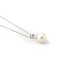 thumbnail image 4 of Galaxy Gold 14K White Gold Pearl Pendant Necklace - June Birthstone - Balance & Intuition - 16" to 24" - Fine Jewelry for Women, 4 of 5