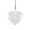 colorless, variant on Clearance Sale Creative Glass Vase for Garden and Home, Heart-Shaped Hanging Planter Terrarium, Crystal Clear Glass Decor for DIY Projects, Indoor and Outdoor Decorative Vase
