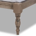 thumbnail image 4 of Baxton Studio Iseline King Size Grey Finished Wood Platform Bed Frame, 4 of 9