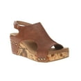 thumbnail image 2 of Corkys Womens Carley Floral Studded Slingback Wedge  Casual Shoes, 2 of 5