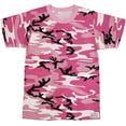 thumbnail image 5 of Pink Camouflage Short Sleeve T-Shirt with ARMY UNIVERSE Pin - Size X-Large (45"-49"), 5 of 5