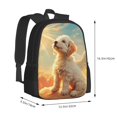 thumbnail image 2 of Sigee Sunshine Golden Cloud Dog for Simple large capacity backpack Travel Laptop Backpack, Business for Travel and Daily Use, 2 of 9