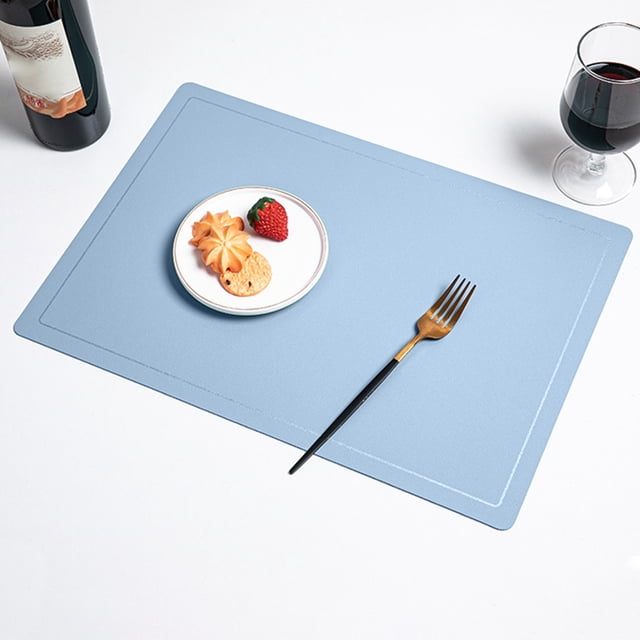 TIMIFIS Baking Paper Fashionable and Beautiful Table Runner Leather Placemats Double Sided Western Style Household Heat Insulating Mats Kitchen Gadgets