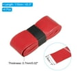 thumbnail image 2 of Anti Slip Sweatband Absorbent PU Tennis Badminton Racket Grip Tape, Red 4 Pack, 2 of 6