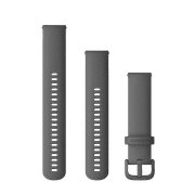 Garmin Quick Release 20mm, Silicone Band - Shadow Gray