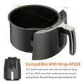 thumbnail image 2 of Air Fryer Replacement Basket and Tray for Ninja AF101, Air Fryer Accessories for Ninja AF101, Non-Stick 4 Qt Basket with Cover and Grill Pan, Dishwasher-Safe Replacement Parts, 2 of 7