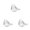 White 3PCS, variant on XIEULQP Storm Glass Weather Predictor – Bird-Shaped Desktop Decor with 70mL Liquid Crystal Display for Home & Office Decoration​​