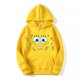 thumbnail image 1 of Sudadera con capucha de Bob Esponja para hombre y mujer, suéter de dibujos animados de Anime, color amarillo, para primavera y otoño, 2024, 1 of 1