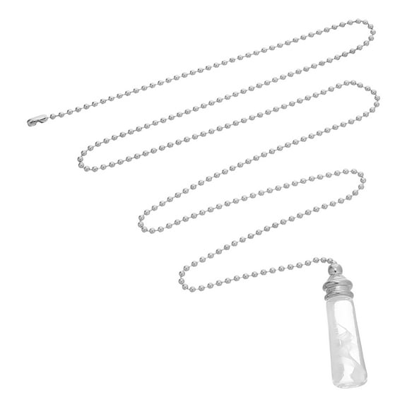 Raindrops Stylish Glass and Iron Ceiling Fan Pull Chain for Home Decor