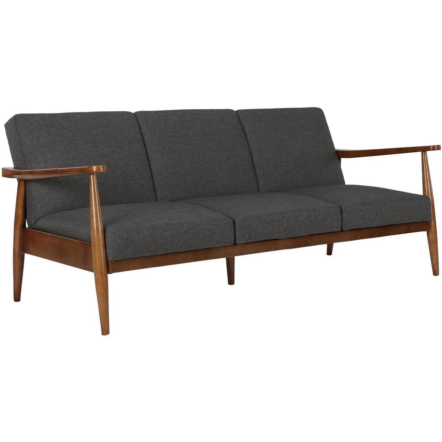Better Homes and Gardens Flynn Mid Century Futon Multiple Colors