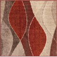 thumbnail image 6 of Rugs.com Equinox Collection Rug – 4' Square Multi Low Rug Perfect For Living Rooms, Kitchens, Entryways, 6 of 6