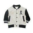 thumbnail image 6 of Esaierr Kids Toddler Jackets Coats for Boys Baseball Jackets Baby Cotton Jackets Outerwear Spring Autumn Top Cardigan Jackets, 6 of 6