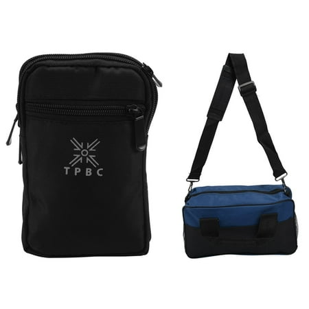 

1x Outdoor Running Pack Waist Belt Phone Pouch Bag Black & 1 Pcs Tool Kit Pack Hardware Repair Kit Tool Bag