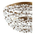 thumbnail image 6 of JONATHAN Y Isabelle 15.5" Metal/Acrylic LED Flush Mount, Antique Gold, JYL9043A, 6 of 6