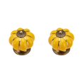 thumbnail image 1 of Pomos de puerta Eigraketly de calabaza Amarillo 2Conjunto Gabinete de zapatos Accesorios de hardware, 1 of 6