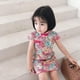 thumbnail image 2 of Vestido Cheongsam de verano para niñas pequeñas, estilo retro, de princesa, 2 of 5