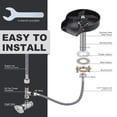 thumbnail image 2 of WOWOW Glass Rinser for Kitchen Sink,Upgrade 360°Rotating Jet Cup Washer for Sink, 2 of 7