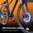 thumbnail image 4 of iScooter 750W Peak Electric Bicycles,26" Electric Bike for Adults with 10.8Ah Removable Battery,LCD,Suspension Fork,5 Riding Modes,35 Speed Mountain Ebike, 4 of 8