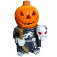 thumbnail image 2 of Halloween Pumpkin Knight Garden Decoration Tabletop Statues Ornament for Yards, 2 of 2
