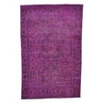 thumbnail image 1 of 1800 Get A Rug sh28092 7 ft. x 10 ft. 8 in. Semi Antique Persian Mashad Overdyed Oriental Rug, Pink, 1 of 1