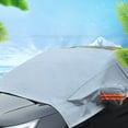 thumbnail image 3 of VALINK Car Cover Prevent Heat Cold Rain Snow Frost Sun Roof Protector Half Cover, 3 of 7