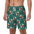 thumbnail image 2 of Uemuo Cartoon Poodle Dog Pattern Mens Swim Trunks Quick Dry Board Shorts with Mesh Lining, Stretch Beach Shorts Quick Dry No-Chafing Board Shorts-Medium, 2 of 9