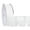 White, variant on GTYBOVA White Wired Satin Ribbon, 1-1/2 Inch x 25 Yards Ideal for Christmas Tree Decor, Gift Wrapping,Weddings, Parties, Hair Accessories & Wreaths​