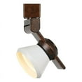 thumbnail image 2 of Cal Lighting HT-999-LED Dimmable Metal Track Fixture in Rust/White, 2 of 3