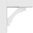 thumbnail image 3 of 3"W x 12"D x 12"H Standard Merced Architectural Grade PVC Bracket with Block Ends, 3 of 11