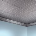 thumbnail image 5 of FASÄDE Border Fill Decorative Vinyl 2ft x 4ft Glue Up Ceiling Panel in Crosshatch Silver (5 Pack), 5 of 5