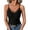 Black-03, variant on STETMN Women's Sleeveless Tops Asymmetrical Neck Slim Tee Going Out Summer Casual Ruched Y2k Tank Top