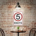 thumbnail image 5 of 5 Knots Sign Funny Decor For House Door Office Business Yard,Metal Aluminum Rust Free Sign - 12" X 8", Pre-Drilled Holes, Weather Resistant, 5 of 6