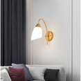 thumbnail image 2 of Modern Gold Wall Light Led Lighting Wall Sconces Indoor Glass Globe Wall Light Wireless Wall Sconce Decor for Bedroom Bathroom Loft Vanity, 2 of 5