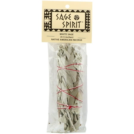 - Sage Spirit Native American Incense White Sage Small 4-5 Inches 1 Smudge Wand
