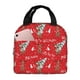 thumbnail image 1 of Easygdp Christmas Deer 1 Bolsa Térmica Premium - Tela Oxford Impermeable, Gran Capacidad, Bolsillo Frontal, Unisex para Trabajo, Escuela, Actividades al Aire Libre y Picnics, 1 of 8