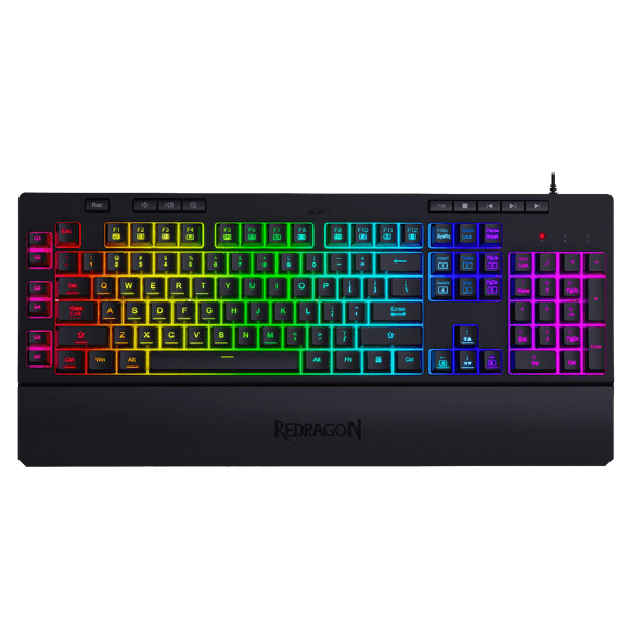 Teclado Gamer De Membrana Redragon Shiva K512rgb Redragon K512 RGB