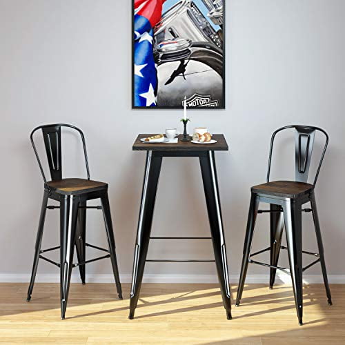 Vipek 2pcs 30 Inches Height Metal Bar Chairs 1 Pc 41 3 High Table Set With Inches Height Metal Bar Chairs, What Height Chair For 30 Inch Table