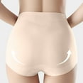 thumbnail image 5 of Cute Panties Womens Shapewear Tummy Underwear High Waisted Body Shaper Butt Lifting Panties Ice Silk Lightweight Underpant Briefs Underwear Women High Waist Beige L, 5 of 5