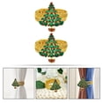 thumbnail image 2 of Shisuyan 2 Pcs Attache de Rideau de Noël Boucle de Rideau à Ressort Attaches de Rideau de Noël pour Rideaux, 2 of 8