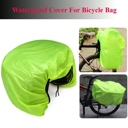 19' Rack Light - Grtxinshu Foldable Bicycle Bag Cover 100% Waterproof Rainproof Rear Seat Carrier Bag Rack Cover Pannier Rain Dust Cover Coat Heavy Duty Large Expansion 49.61x25.98