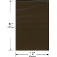 thumbnail image 2 of Plymor 12" x 18" (Pack of 500), 2 Mil Flat Open Amber UV Plastic Poly Bags, 2 of 4