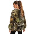 thumbnail image 2 of Garronmavis Camo Pullover for Women Oversized Duck Hunting Camo Long Sleeve Loose Fall Winter Outfits Crewneck Pullover for Women, Size 2XL, 2 of 6
